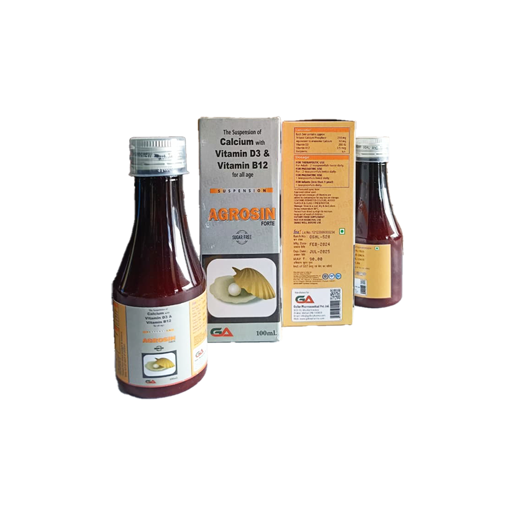Agrosin | Calcium + Vitamin D3 + Vitamin B12 | Main Image
