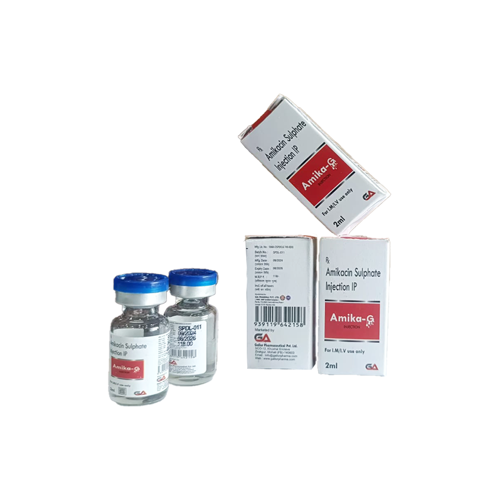 Amika G | Amikacin Sulphate Injection IP | Main Image