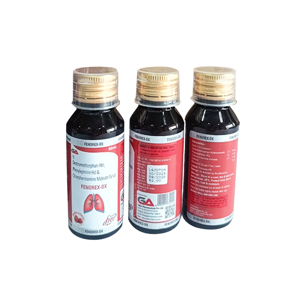 Fenorex Dx | Dextromethorphan HBr, Phenylephrine HCl, Chlorpheniramine Maleate | Main Image