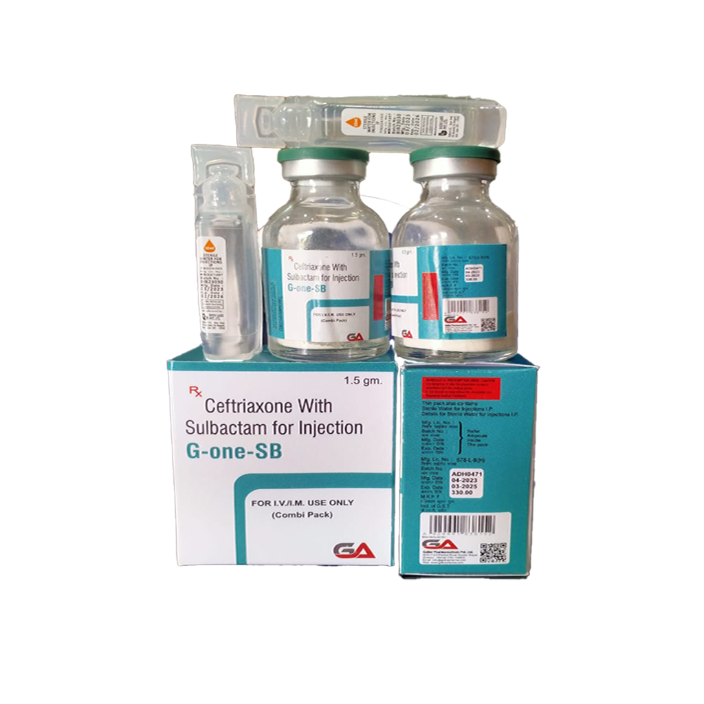 G One Sb | Ceftriaxone + Sulbactam for Injection | Main Image