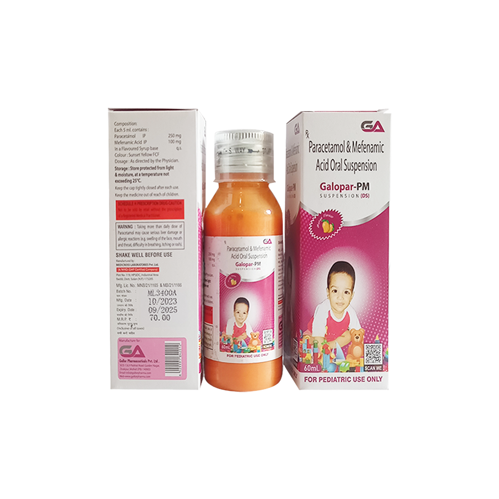 Galopar Pm | Paracetamol, Mefenamic Acid | Main Image