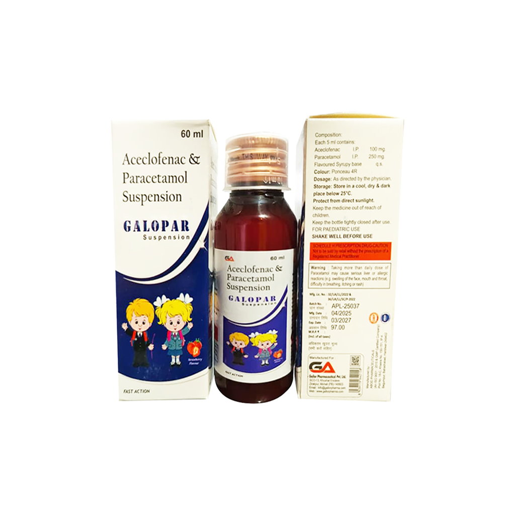 Galopar | Aceclofenac, Paracetamol | Main Image