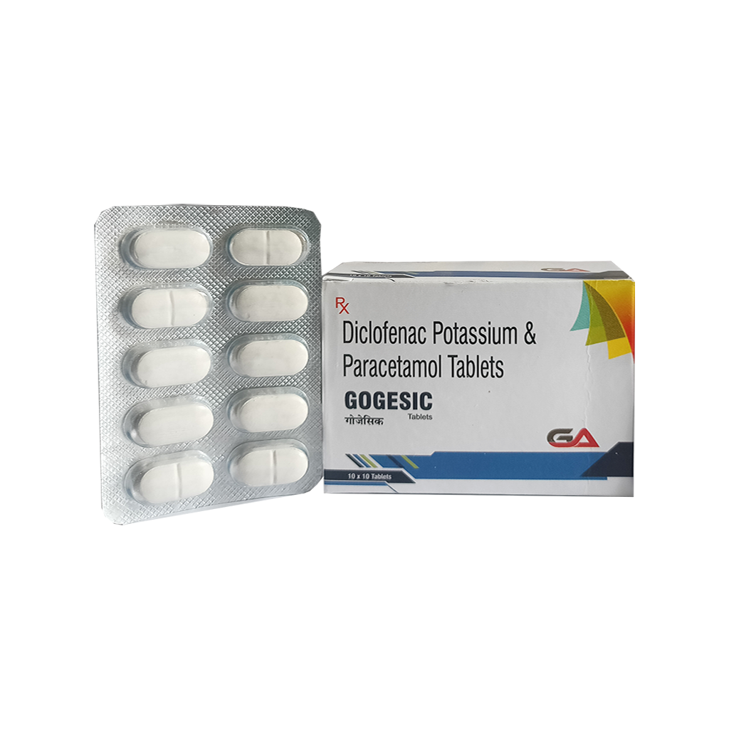 Gogesic | Diclofenac Potassium + Paracetamol | Main Image