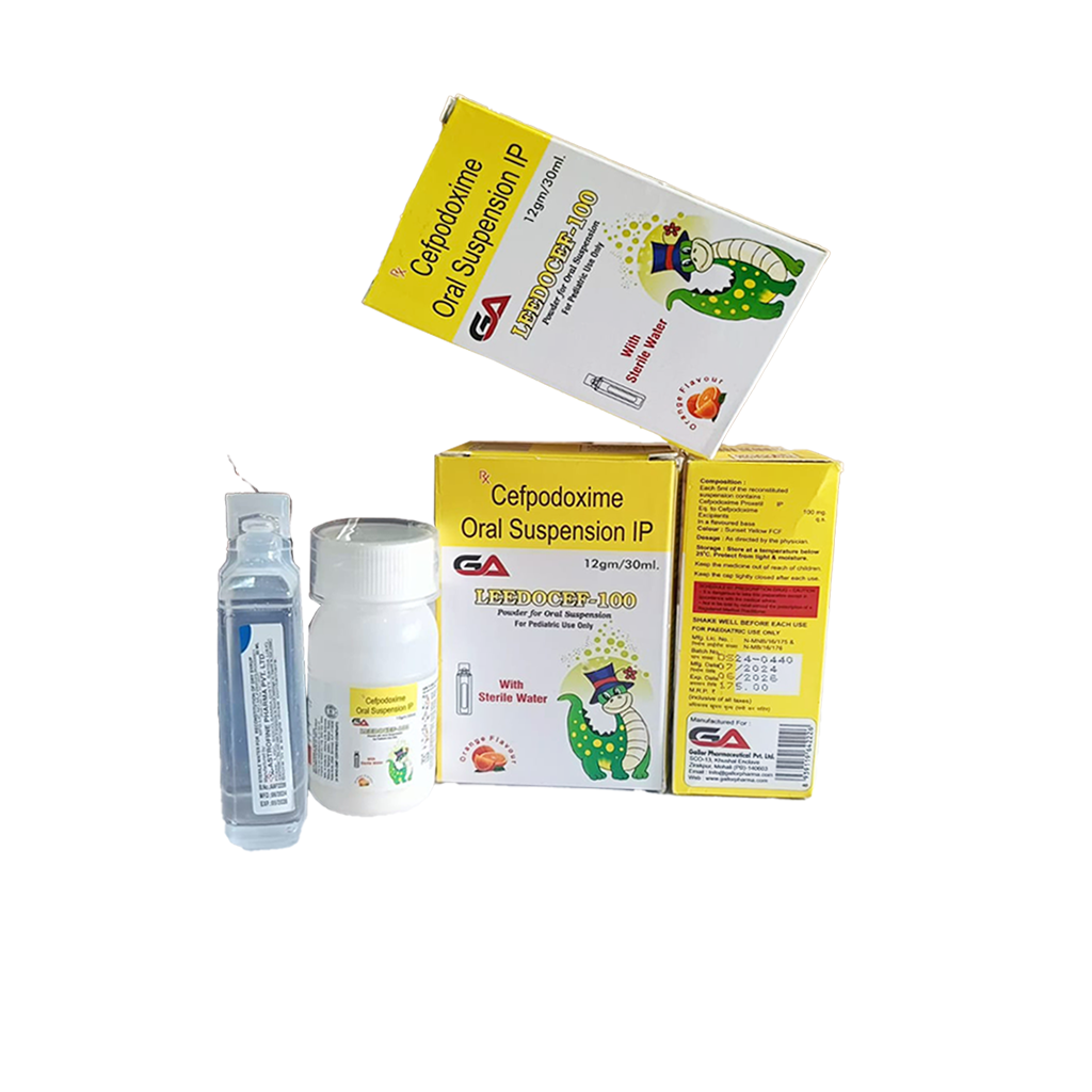 Leedocef 100 | Cefpodoxime Oral Suspension IP | Main Image