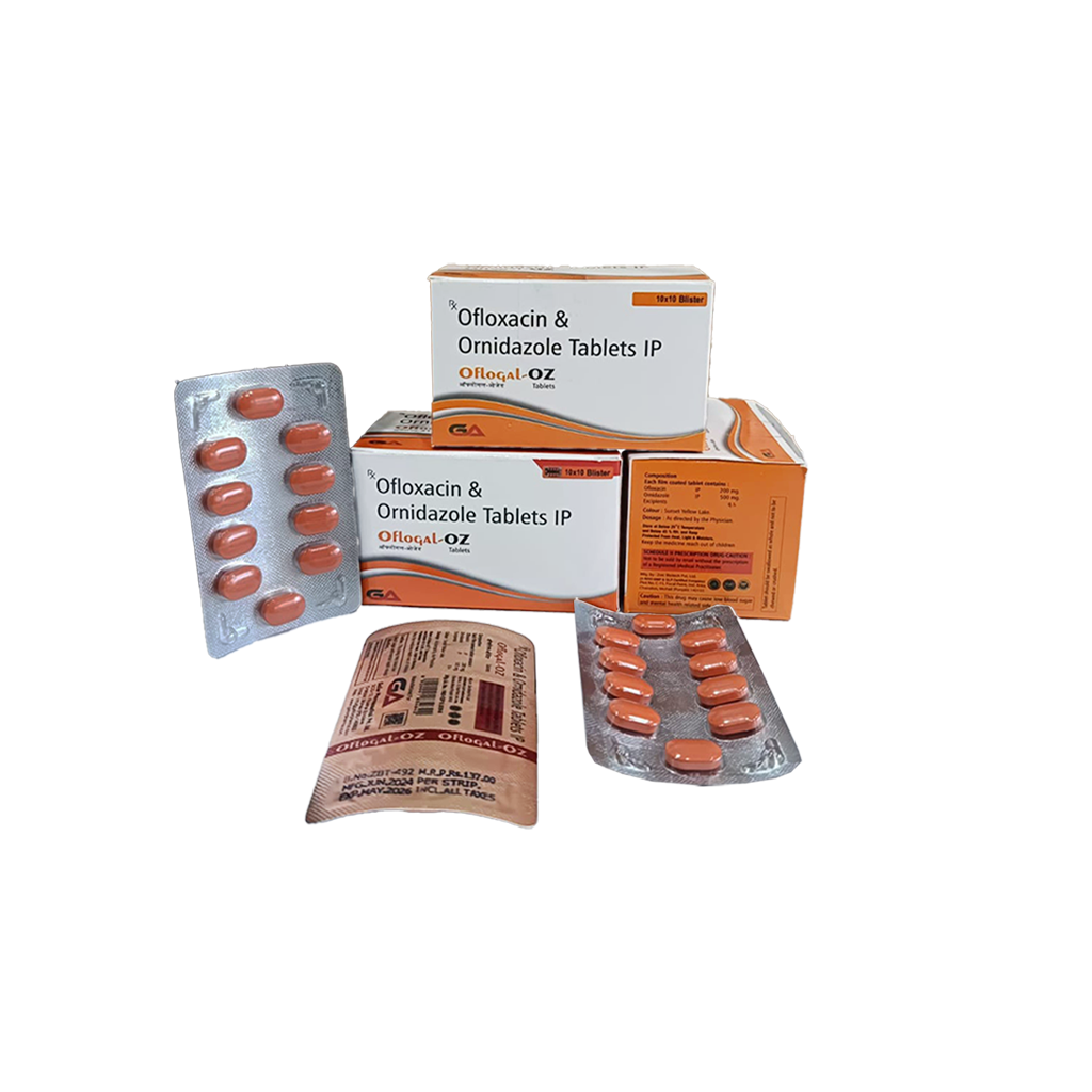 Oflogal Oz | Ofloxacin + Ornidazole | Main Image
