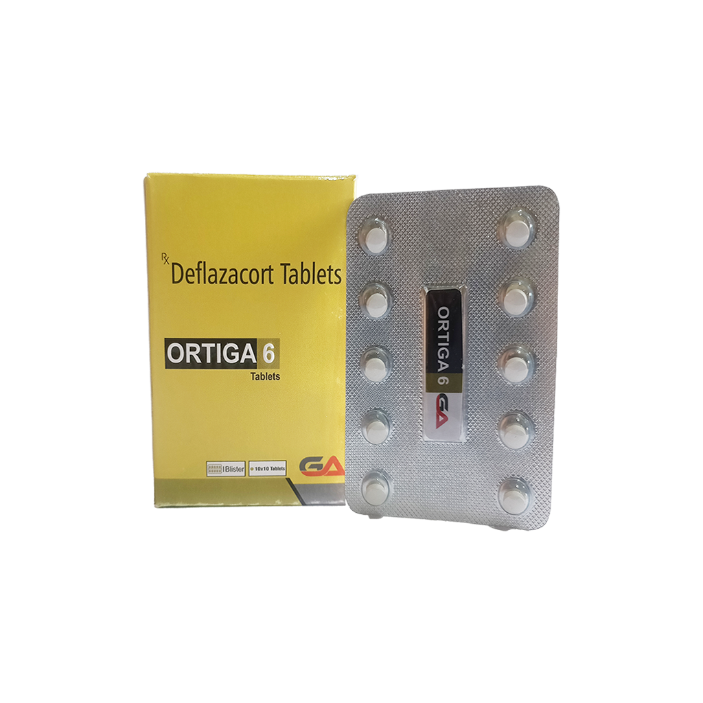 Ortiga 6 | Deflazacort Tablets  | Main Image