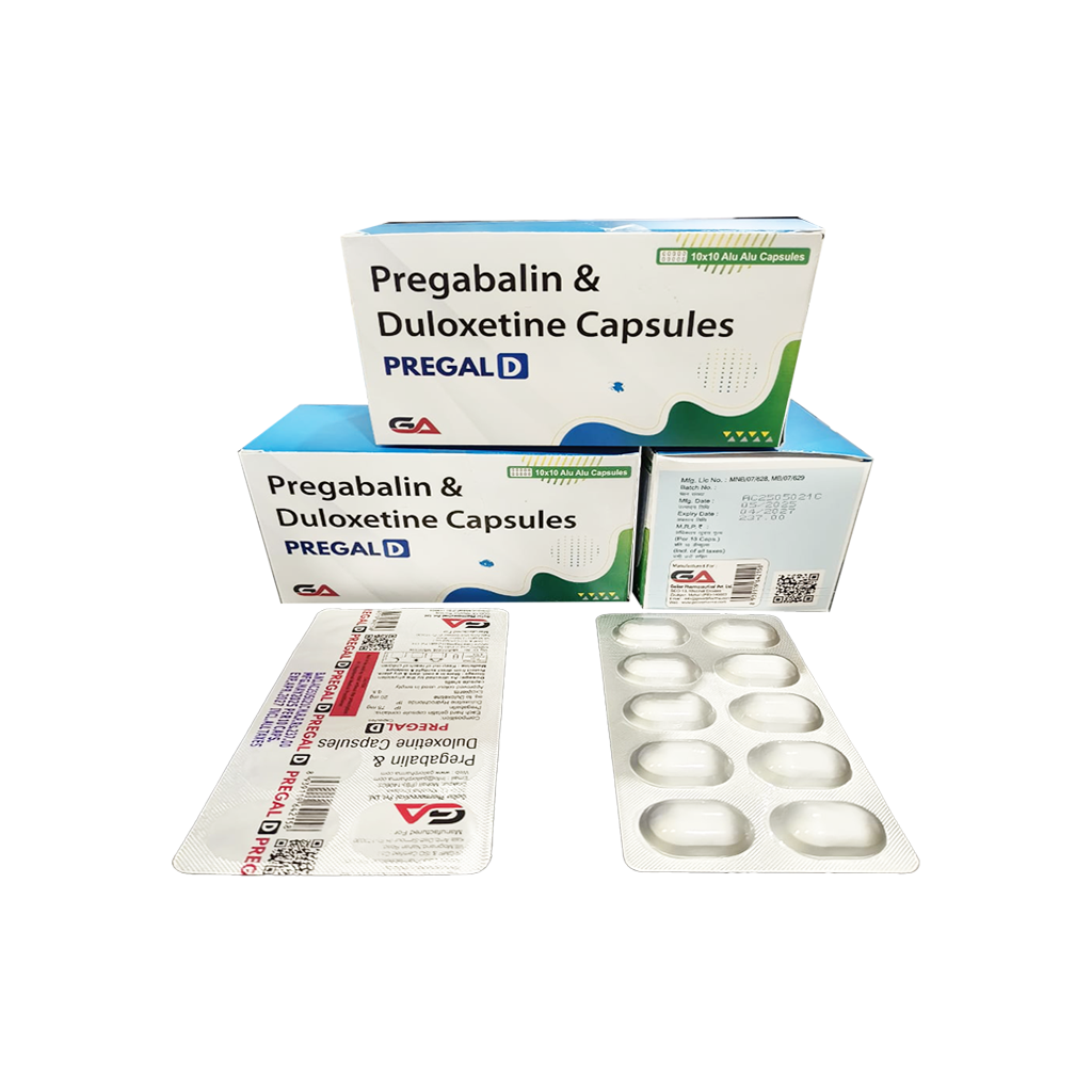 Pregal D | Pregabalin + Duloxetine | Main Image