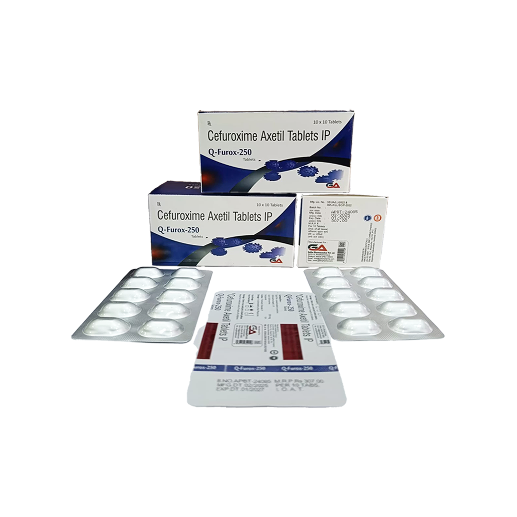 Q Furox 250 | Cefuroxime Axetil | Main Image