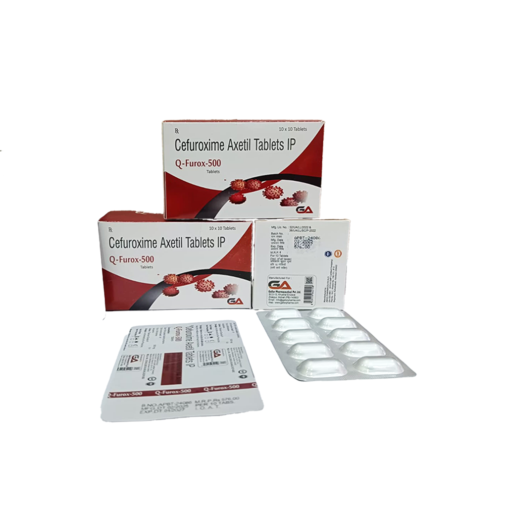 Q Furox 500 | Cefuroxime Axetil | Main Image