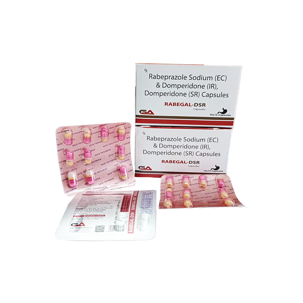 Rabegal Dsr | Rabeprazole Sodium (EC) + Domperidone (IR) + Domperidone (SR) | Main Image