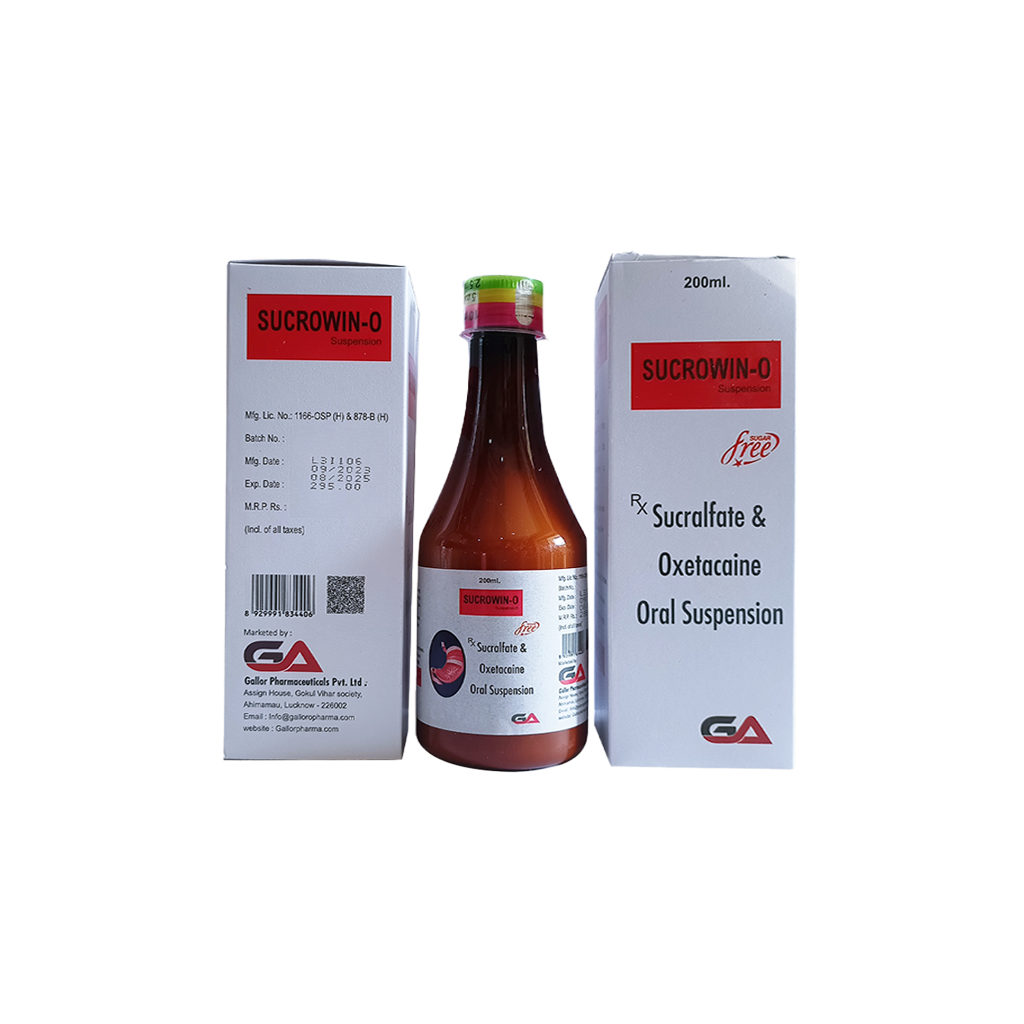 Sucrowin O | Sucralfate + Oxetacaine | Main Image
