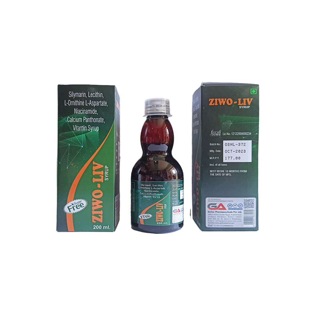 Ziwo Liv | Silymarin, Lecithin, L-Ornithine L-Aspartate, Niacinamide, Calcium Pantothenate, Vitamins | Main Image