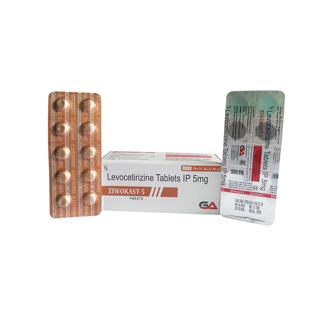 Ziwokast 5 | Levocetirizine Hydrochloride | Main Image